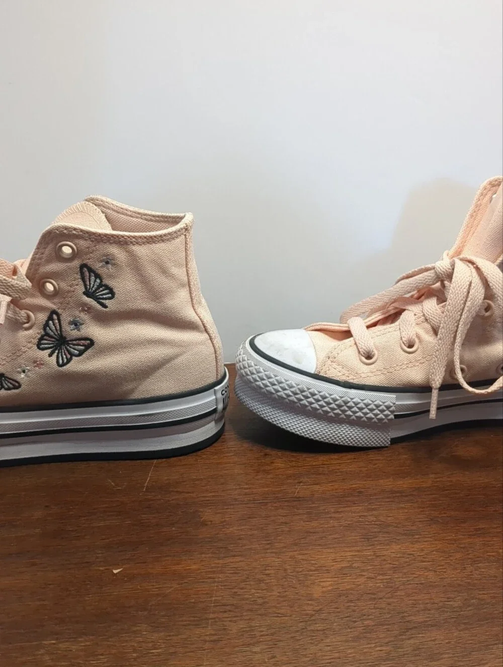 CONVERSE Chuck Taylor All Star EVA Lift Platform Sneakers Pink Kids Size US 1Y